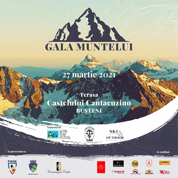 Gala Muntelui 2021 se va desfășura, fără spectatori, pe terasa Castelului Cantacuzino de la Bușteni și va fi transmisă online pe Facebook