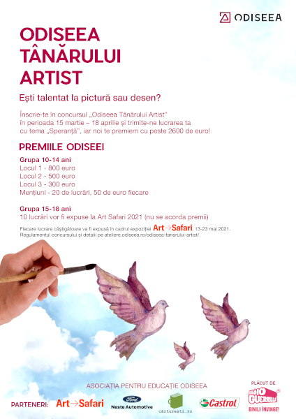 Începe a 2-a ediție „Odiseea Tânărului Artist”, concursul național de amploare pentru copiii talentați la artă