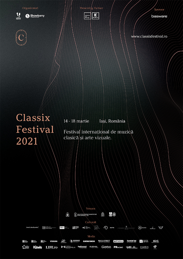 Programul Classix Festival 2021: concerte în locații inedite din Iași
