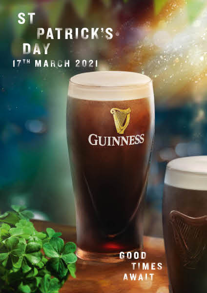 Guinness inspiră consumatorii de pe tot globul să trăiască spiritul autentic irlandez de St. Patrick’s Day 2021