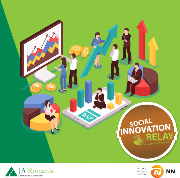 NN și Junior Achievement susțin echipele de liceeni cu idei antreprenoriale de impact în societate, prin proiectul internațional Social Innovation Relay