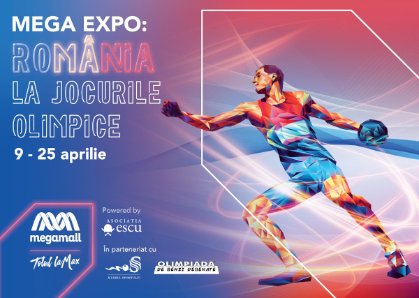 Istoria participării României la Jocurile Olimpice este prezentată în cadrul unei expoziții eveniment, organizată la Mega Mall