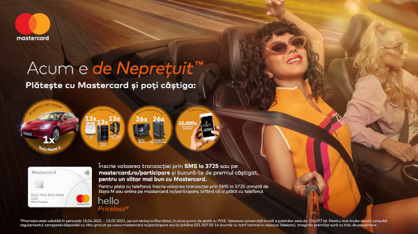 Mastercard lansează campania „Acum e de Neprețuit” și, alături de INNA, invită consumatorii să își creeze și să dea curs oportunităților din prezent