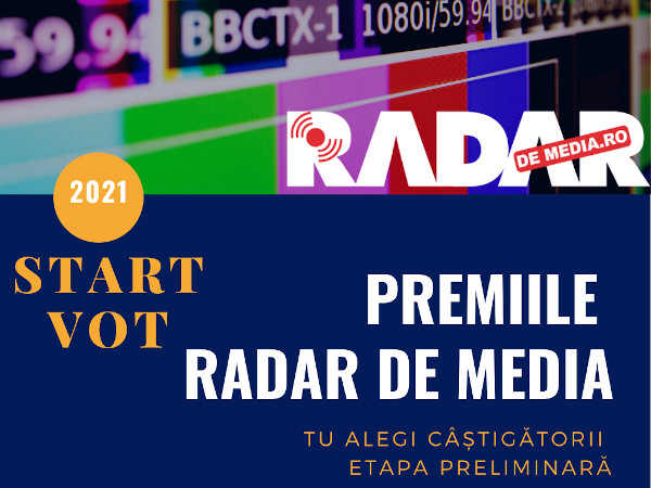 Start vot – Premiile Radar de Media 2021