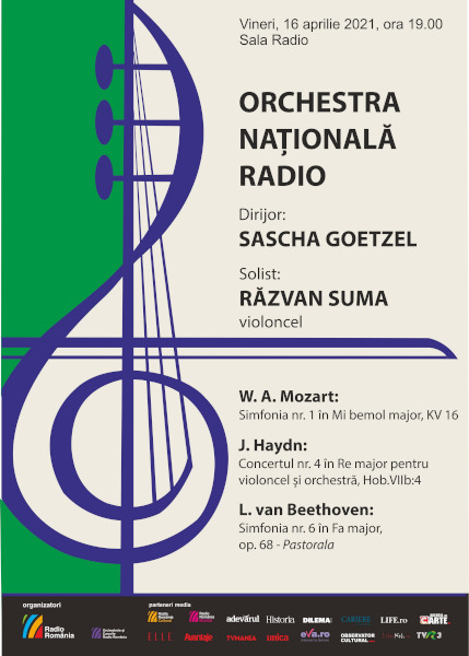 HAYDN-MOZART-BEETHOVEN, sub bagheta dirijorului vienez SASCHA GOETZEL, LIVE de la SALA RADIO