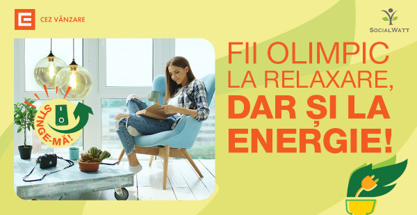 Olimpiada eficienței energetice – Energiada, campanie CEZ Vânzare de informare pentru economii lunare la facturile de utilități