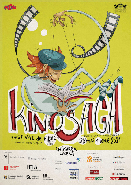 Festivalul de filme pentru copii KINOSAGA între 28 mai și 1 iunie 2021 la Drobeta-Turnu Severin