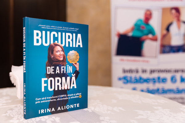 lansare carte Irina Alionte Bucuria de a fi in forma
