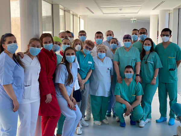 Echipa de terapie intensiva Spitalul Medicover Pelican