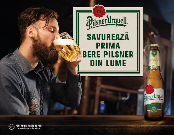 Pilsner Urquell, prima bere tip pilsner din lume – același gust, acum într-un nou ambalaj