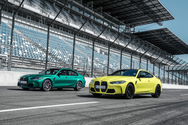 The new BMW M3 Competition Sedan, the new BMW M4 Competition Coupé and the new BMW 1000 RR