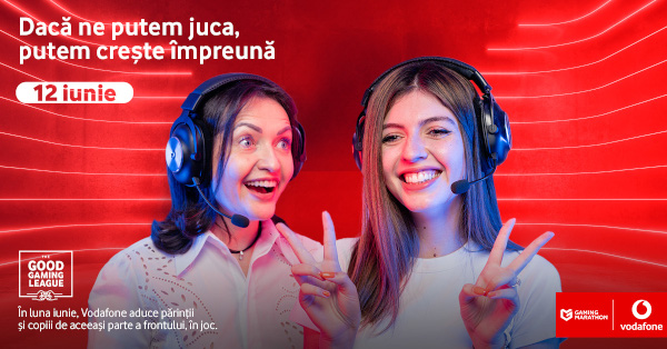 Vodafone România aduce părinții și copiii de aceeași parte a frontului de joc 2