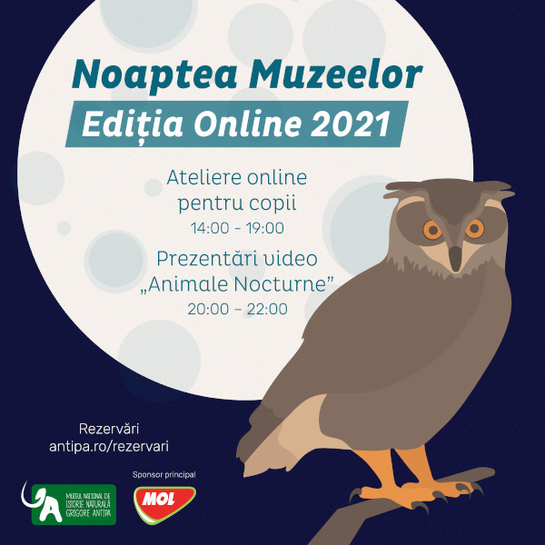 Noaptea Muzeelor la Antipa 2021 – Ediție specială ONLINE