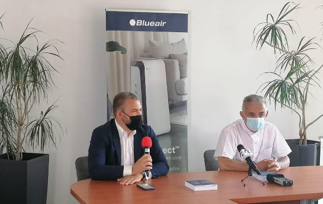 Klarwin dotează Spitalul Clinic Municipal Cluj-Napoca cu purificatoare de aer Blueair