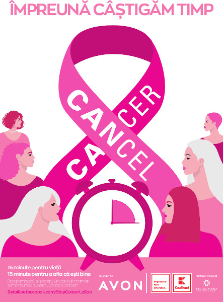 15 minute pentru viață. AVON și Kaufland România continuă campania #CancelCancer – caravana națională de ecografii mamare gratuite