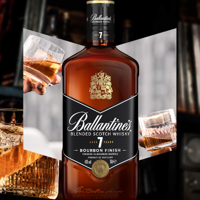 Ballantine’s lansează BALLANTINE’S 7 BOURBON BARREL FINISH, o nouă versiune mai dulce, cu atitudine americană și spirit scoțian