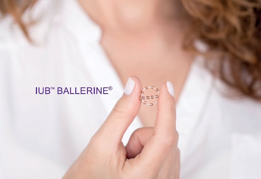 Cea mai inovatoare metodă de contracepție intrauterină este acum în România:  steriletul IUB Ballerine® are formă de sferă și este non-hormonal