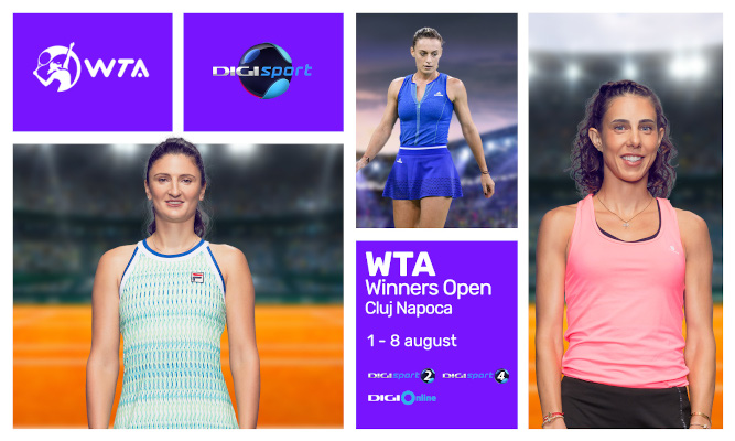 Winners Open, singurul turneu WTA din România, la Digi Sport