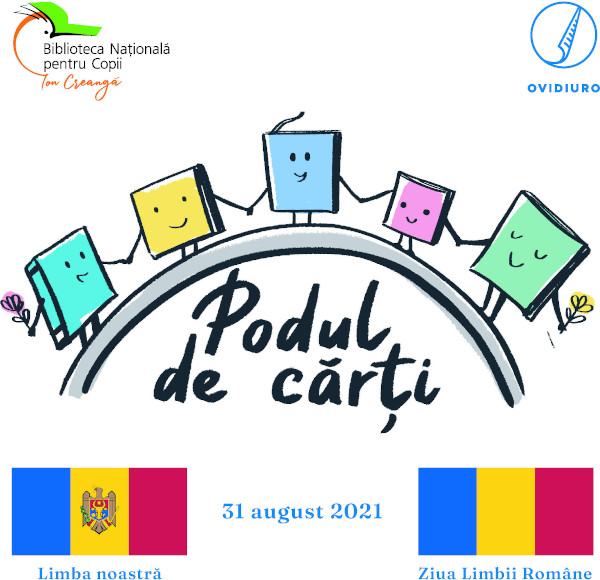 Podul de cărți pentru copii între România și Republica Moldova, cu ocazia Zilei Limbii Române