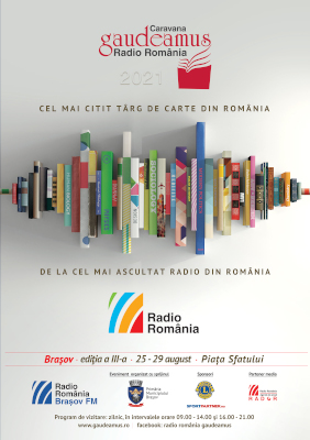 Târgul de Carte Gaudeamus Radio România – Ediția Brașov 2021, 25 – 29 august, Piața Sfatului Cea