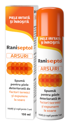 Raniseptol arsuri, primul tău ajutor în cazul arsurilor solare