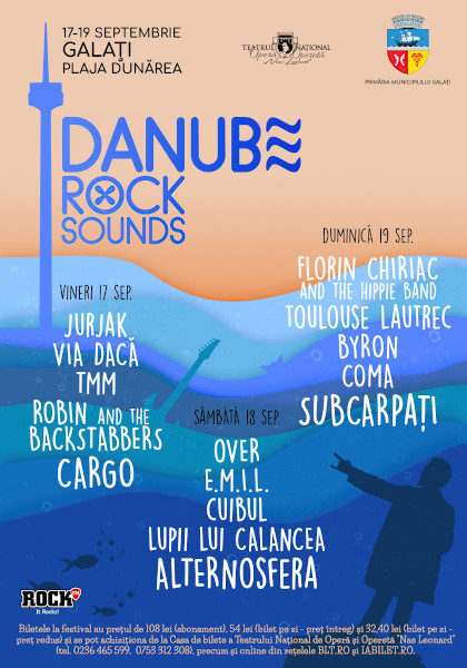 Cea de-a 7-a ediție a Festivalului Danube Rock de la Galați revine în 2021 sub un nou nume: Danube Rock Sounds