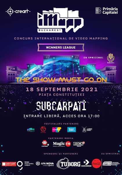 THE SHOW MUST GO ON la iMapp Bucharest, pe 18 septembrie 2021