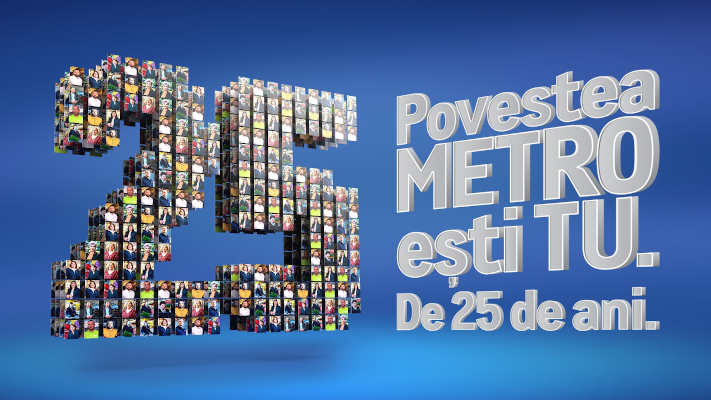 METRO sărbătorește 25 de ani în România