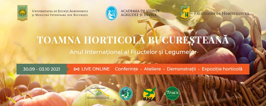 Toamna Horticolă Bucureșteană – Ziua Recoltei 2021