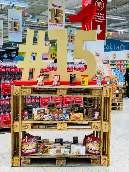 Auchan România sărbătorește 15 ani de activitate și a pregătit o mulțime de oferte speciale și surprize pentru clienți
