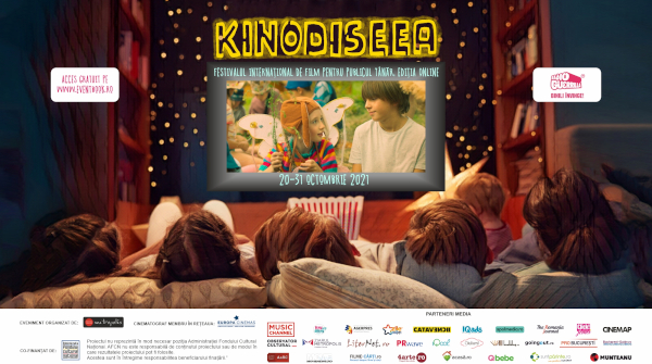 2.000 de copii au urmărit filmele din programul KINOdiseea online. Selecția mai este disponibilă până pe 31 octombrie