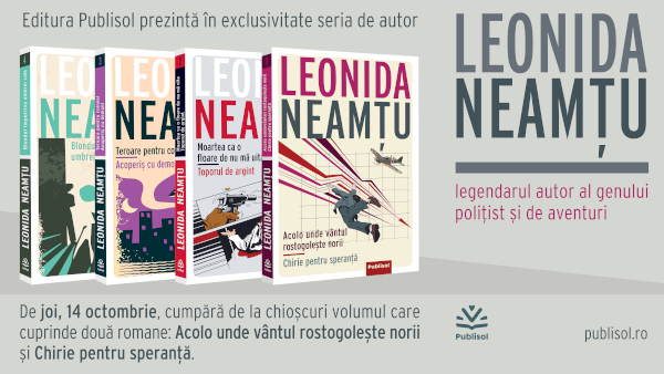 Editura Publisol lansează, în octombrie 2021, seria de autor Leonida Neamțu