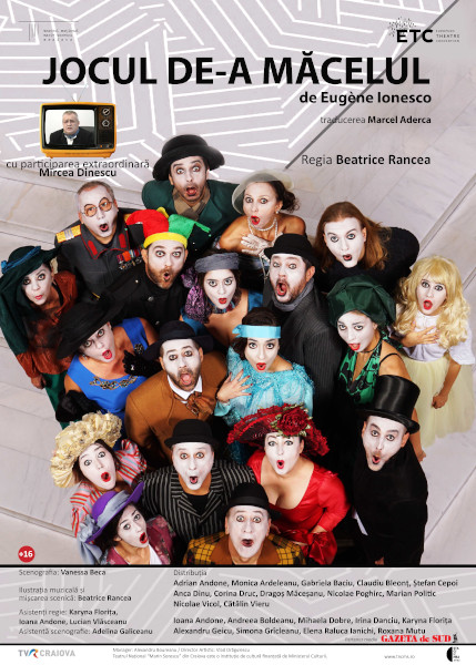 „Jocul de-a măcelul” de Eugène Ionesco, o nouă premieră la Teatrul Național „Marin Sorescu” din Craiova