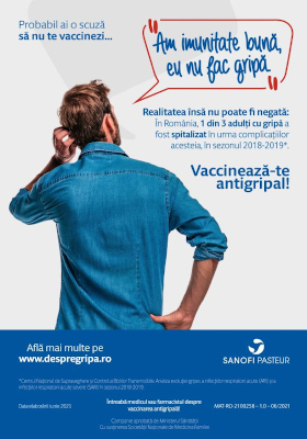 Sanofi campanie vaccinare antigripala