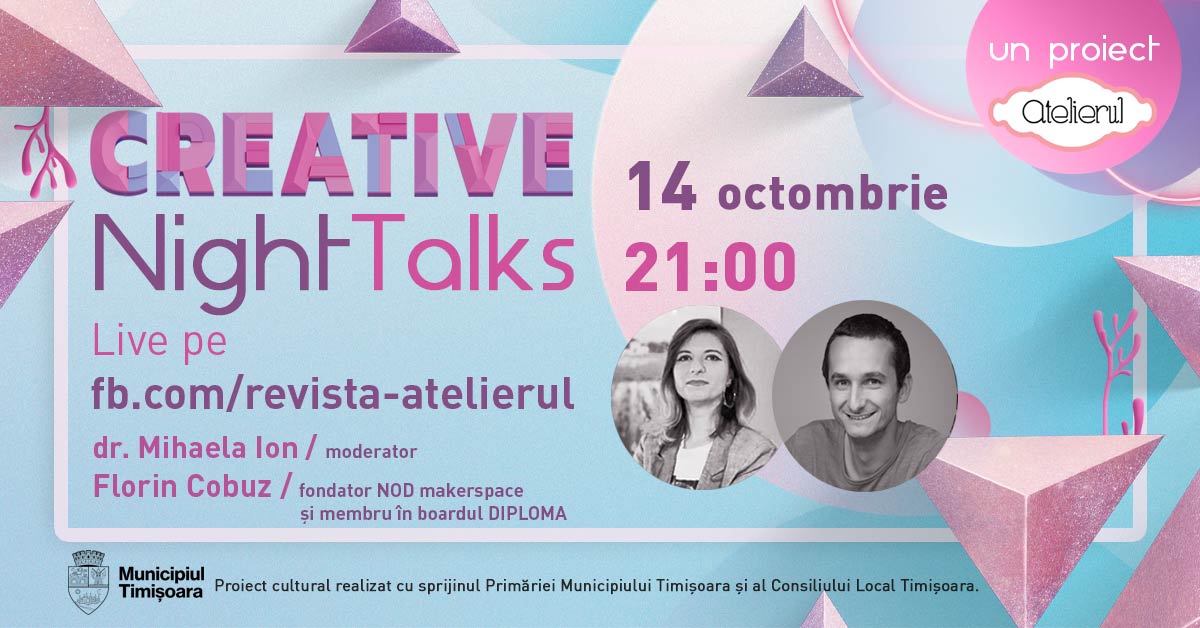 Creative Night Talks 14 octombrie