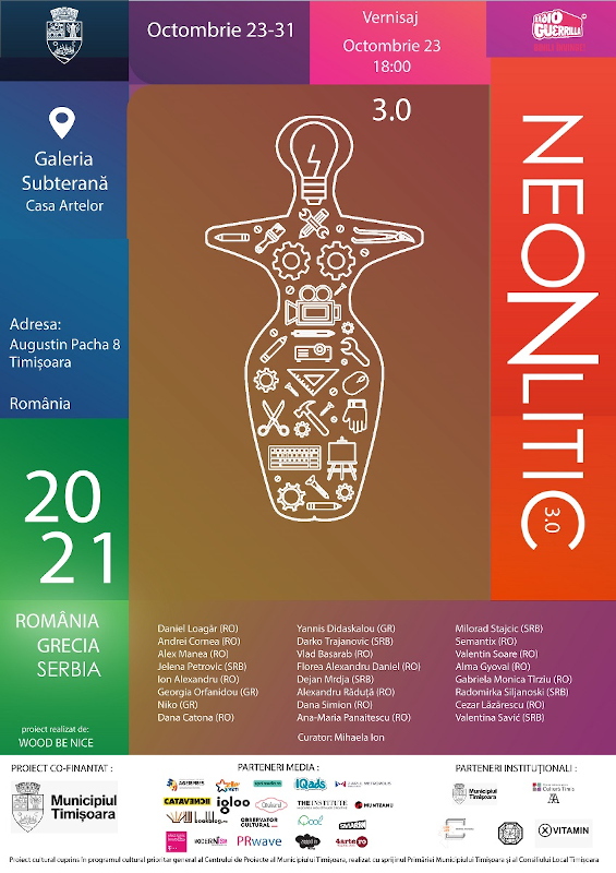 NeoNlitic 3.0, între 23 – 31 octombrie în România, la Casa Artelor din Timișoara