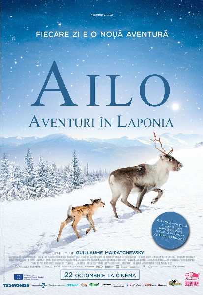 poster AILO. Aventuri în Laponia