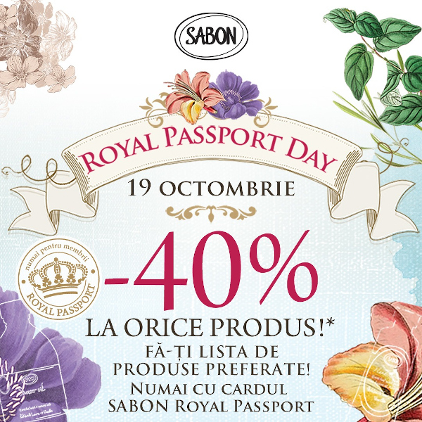 Sabon Royal Passport Day