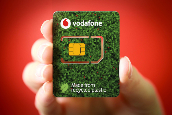 Vodafone lansează Eco-SIM-urile fabricate din plastic reciclat