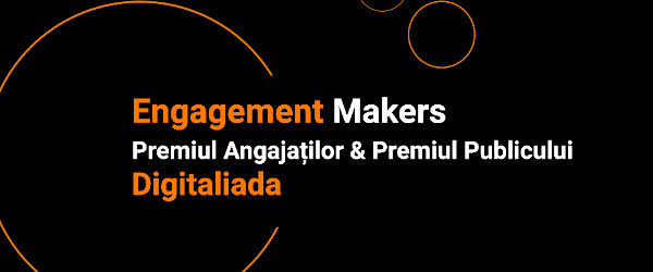 Digitaliada, dublă recunoaștere în competiția internațională Engagement Makers