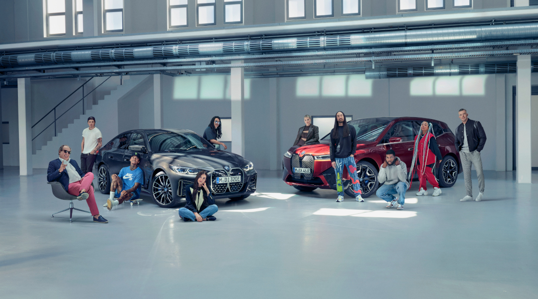 Hans Zimmer, Brooklyn Beckham, Nyjah Huston, Gemma Styles and Luka Sabbat with BMW i4 and Lena Gercke, Steve Aoki, Khalid, Zoe Wees and Russell Tovey with BMW iX