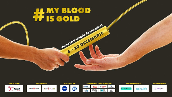Alergătorii din România dau o tură să doneze sânge