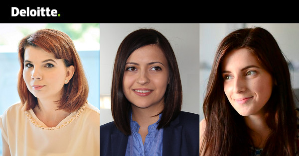 Alexandra Bunea-Oprișescu, Adriana Neacșu și Corina Augustin, Deloitte Romania