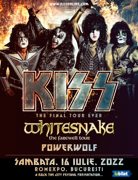 Concert KISS, Whitesnake si Powerwolf la Bucuresti