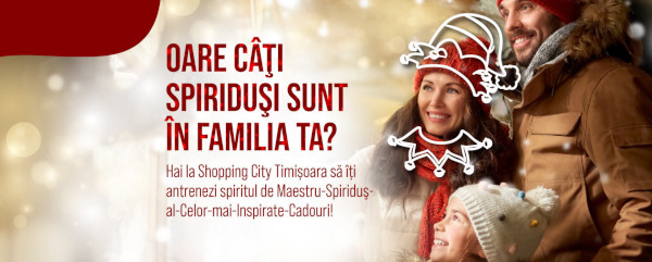 Decoruri magice, împachetarea gratuită a cadourilor și vouchere cu design special: Shopping City Timișoara pregătește surprize de Crăciun pentru întreaga familie