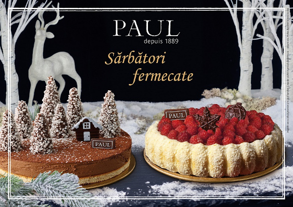 Cu ocazia sărbătorilor de iarnă, PAUL introduce în meniu o colecție de deserturi festive în ediție limitată