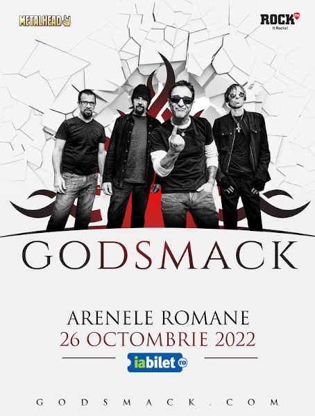 GODSMACK in concert la Bucuresti in 2022