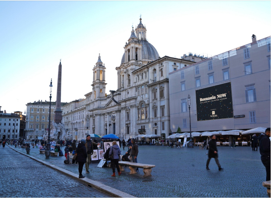 Piata Navona Roma Romania Now Nordis