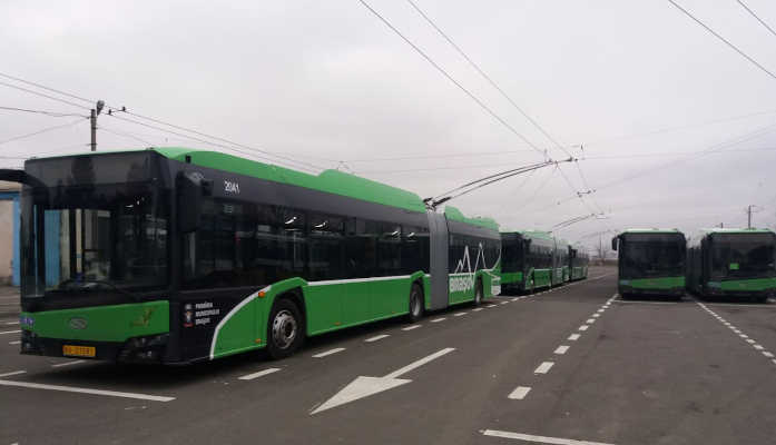 Solaris a început livrările celor 25 de troleibuze noi la Brașov