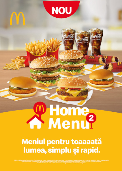 „Home Menu” le face viața mai ușoară fanilor McDonald’s, într-o campanie semnată DDB România